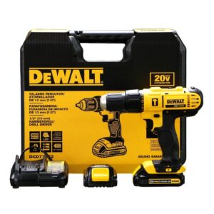 Taladro Atornillador Percutor 1/2" 20V Max 2 x 1.5Ah Maleta Plástica
